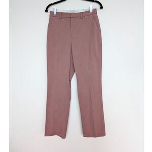 Uniqlo Women's Pink Performance Stretch High Rise Trouser Pants Sz S/26